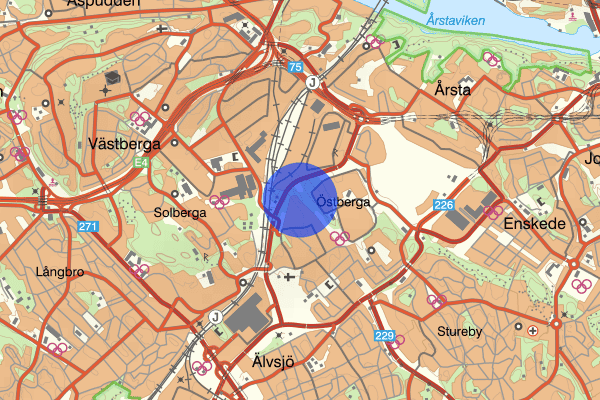 Åbyvägen 08 april 20.15, Trafikolycka, personskada, Stockholm