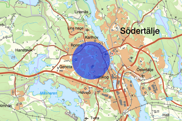 Blombacka 08 april 23.32, Explosion, Södertälje