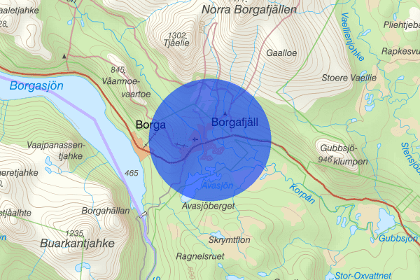 Borgafjäll 10 april 15.22, Fjällräddning, Dorotea