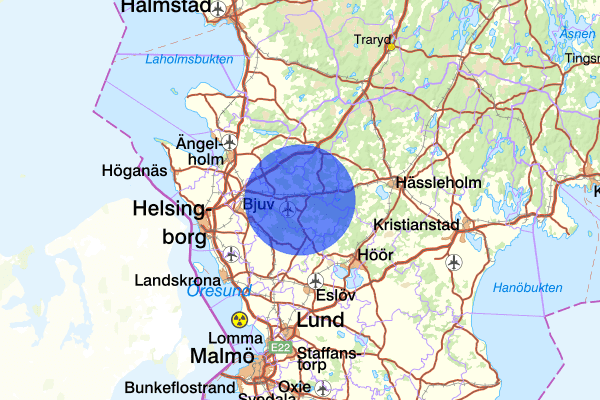  11 april 01.24, Misshandel, Klippan