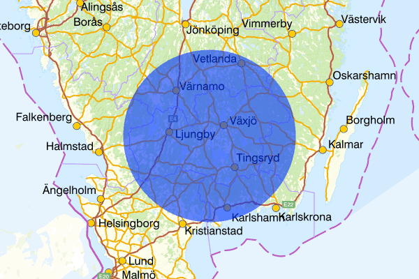 Kronobergs län 11 april 14.44, Brand, Alvesta