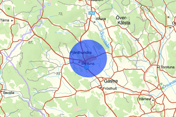 Fjärdhundra 12 april 21.14, Brand, Enköping