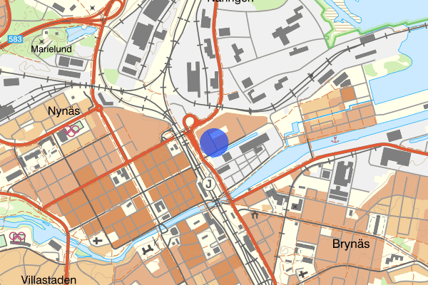 Norra Fiskargatan 12 april 23.54, Skadegörelse, Gävle