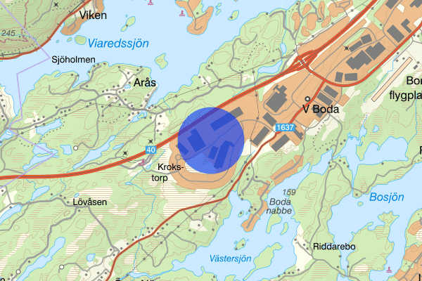 Prognosgatan 13 april 14.36, Arbetsplatsolycka, Borås