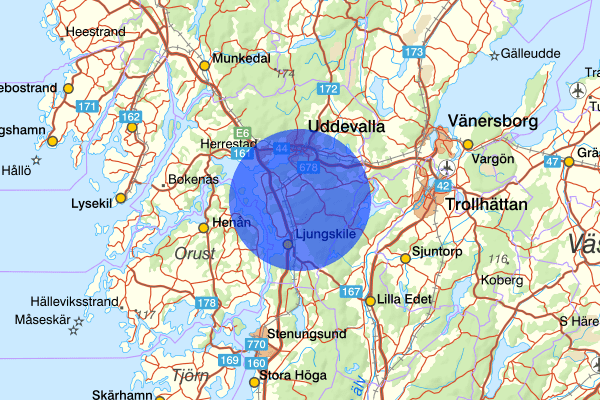 Forshälla distrikt 13 april 15.51, Trafikolycka, Uddevalla