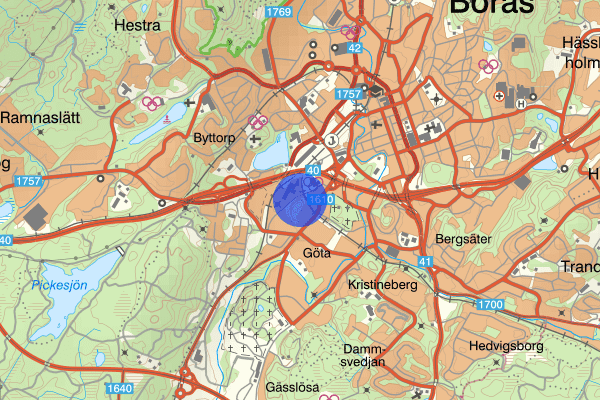 Bockasjögatan 13 april 18.12, Mordbrand, Borås