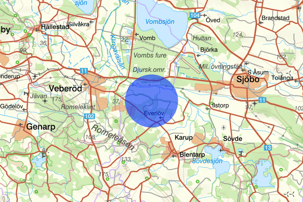 Ljungbacken 14 april 02.17, Skadegörelse, Hässleholm