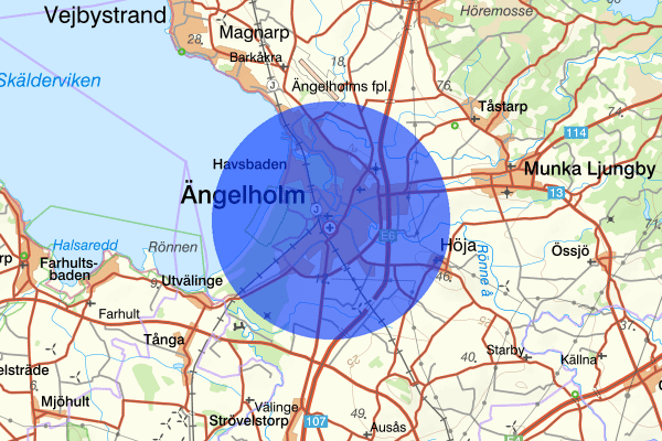 Ängelholm 14 april 03.15, Brand, Ängelholm