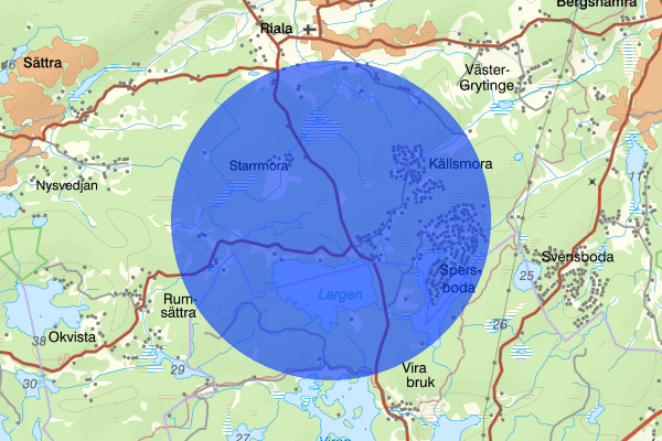 Rialavägen 14 april 19.22, Trafikolycka, personskada, Norrtälje