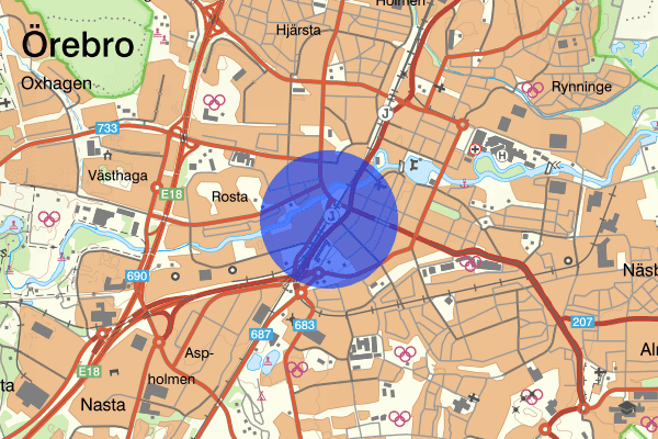 Örebro Södra 15 april 07.00, Sammanfattning natt, Örebro län