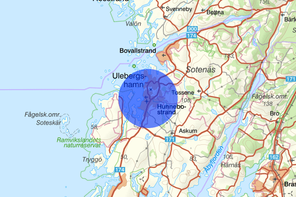 Hunnebostrand 15 april 06.22, Trafikolycka, Sotenäs