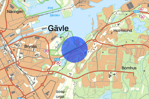 Österbågen 17 april 13.47, Trafikolycka, Gävle