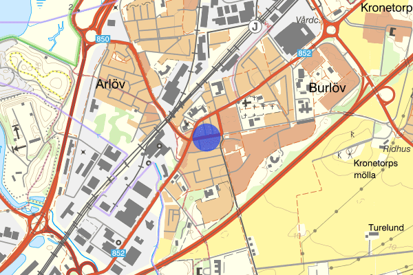 Dalbyvägen 18 april 22.44, Våld/hot mot tjänsteman, Staffanstorp