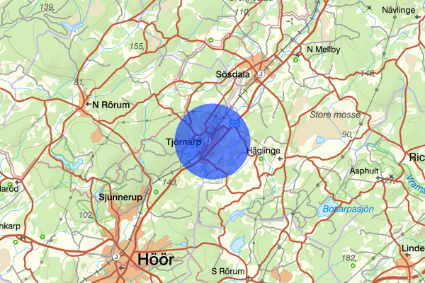 Tjörnarp 19 april 02.25, Brand, Höör