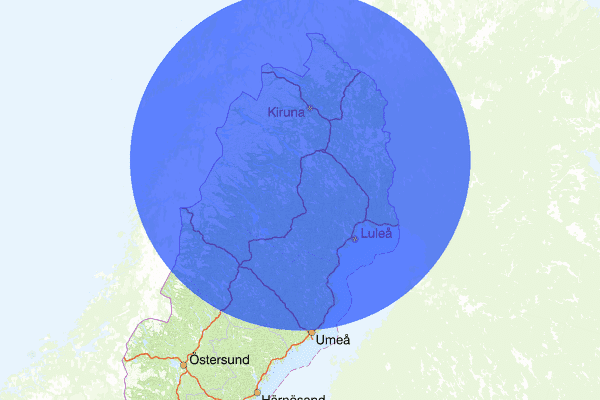 Norrbottens län 19 april 07.46, Sammanfattning natt, Norrbottens län