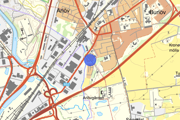 Allégatan 19 april 23.54, Trafikbrott, Kristianstad