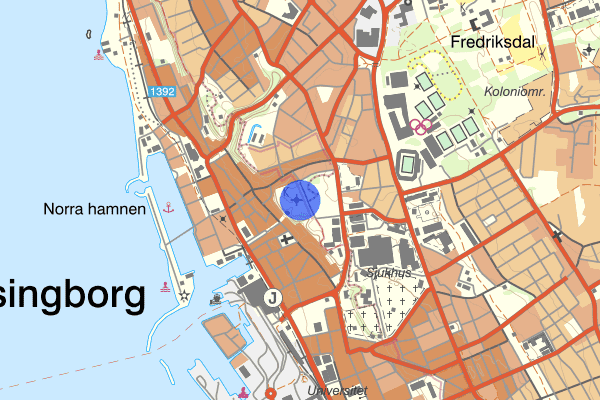 Kärnan 20 april 02.00, Olaga hot, Helsingborg