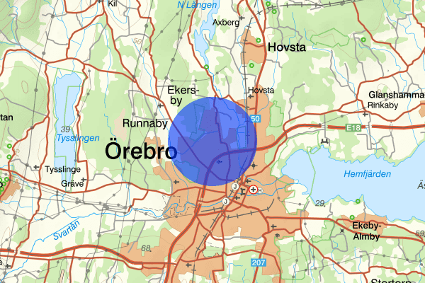 Vivalla 20 april 18.59, Rattfylleri, Örebro