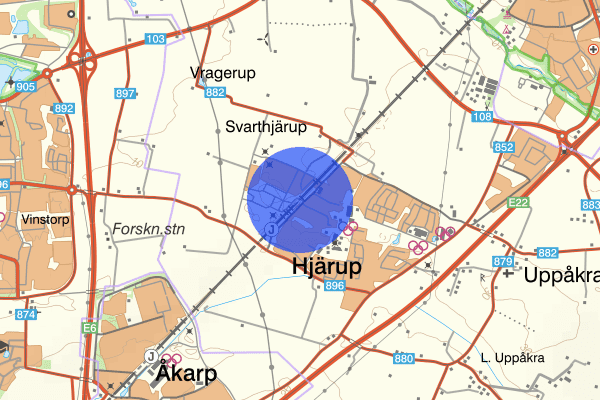 Hjärup 20 april 20.30, Brand, Staffanstorp