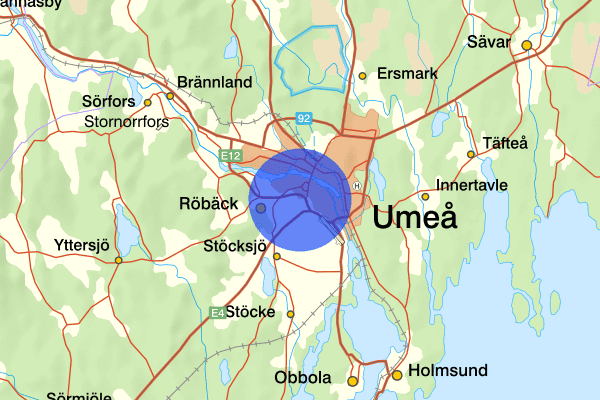 Teg 21 april 09.36, Skadegörelse, Umeå