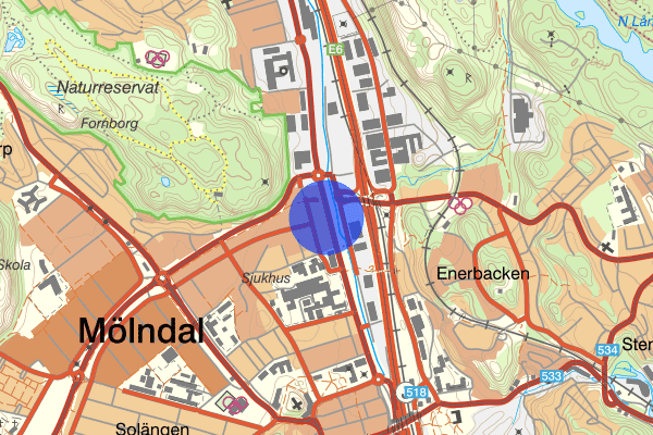 Göteborgsvägen 21 april 18.18, Trafikolycka, Partille