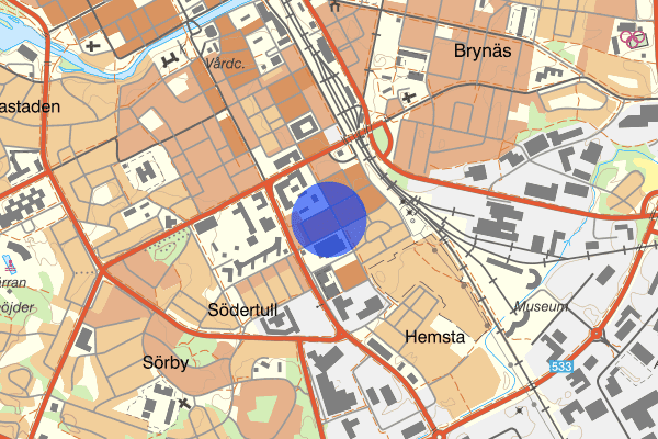 Sörbygatan 21 april 16.05, Arbetsplatsolycka, Gävle