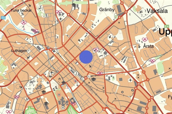 Hjalmar Brantingsgatan 21 april 15.23, Trafikolycka, Uppsala