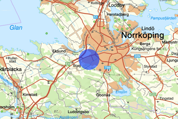 Klockaretorpet 21 april 20.02, Trafikolycka, personskada, Norrköping
