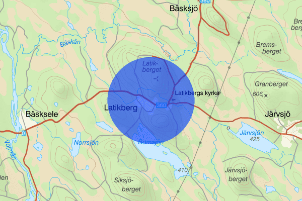 Latikberg 22 april 07.00, Sammanfattning natt, Västerbottens län