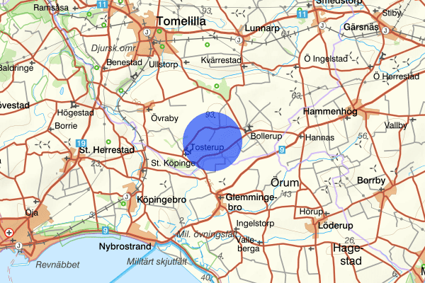 M 1541 22 april 20.34, Trafikolycka, Tomelilla