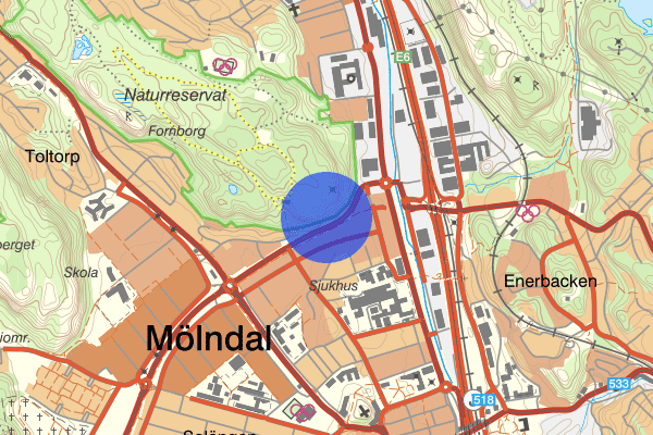 Bifrostgatan 23 april 06.57, Trafikolycka, Mölndal