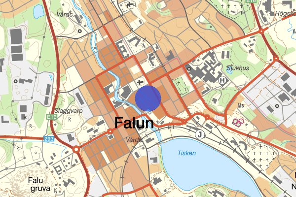 Åsgatan 23 april 10.18, Trafikolycka, Falun