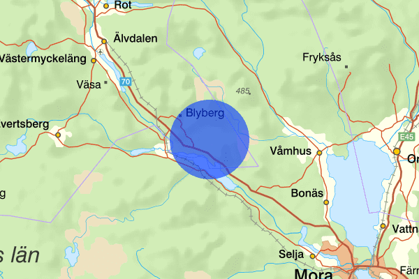 Moravägen 23 april 11.23, Rattfylleri, Orsa