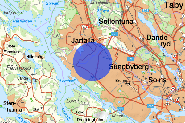 Kälvesta 24 april 05.43, Rån väpnat, Stockholm