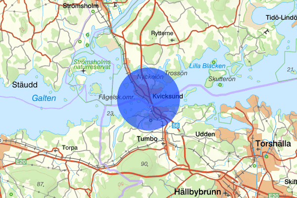 Kvicksund 24 april 05.35, Rattfylleri, Västerås