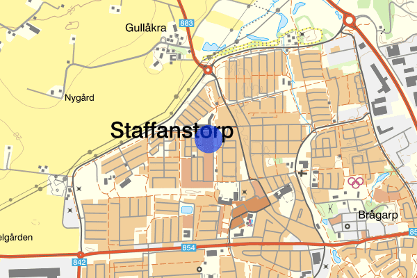 Åkershusvägen 24 april 19.21, Brand, Staffanstorp