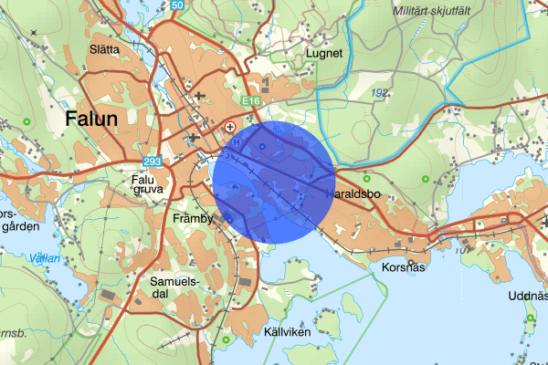 Nedre Norslund 25 april 09.41, Trafikolycka, Falun