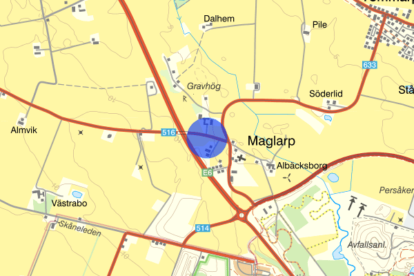 Lyckebovägen 25 april 12.13, Brand, Trelleborg