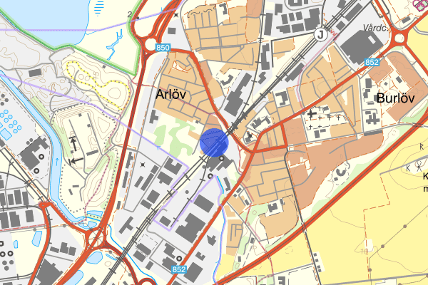 Järnvägsgatan 25 april 14.31, Trafikolycka, Landskrona