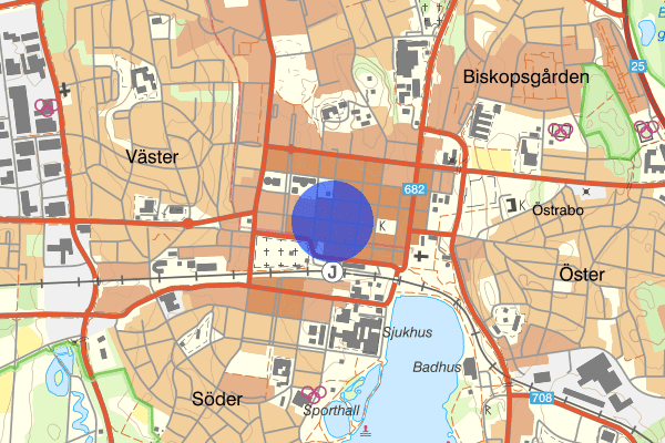 Storgatan 26 april 01.50, Misshandel, Växjö