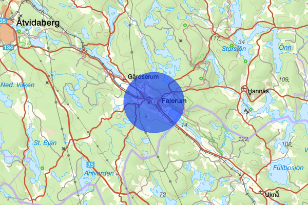 Falerum 26 april 09.46, Trafikolycka, Åtvidaberg