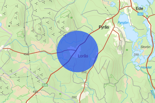 Lorås 27 april 07.01, Sammanfattning natt, Jämtlands län