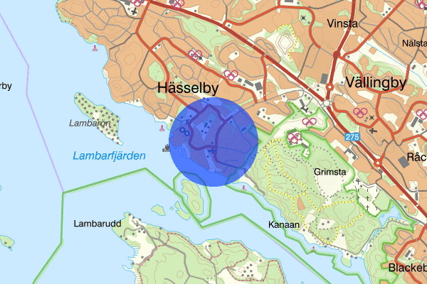 Hässelby strand 27 april 00.41, Brand, Stockholms län
