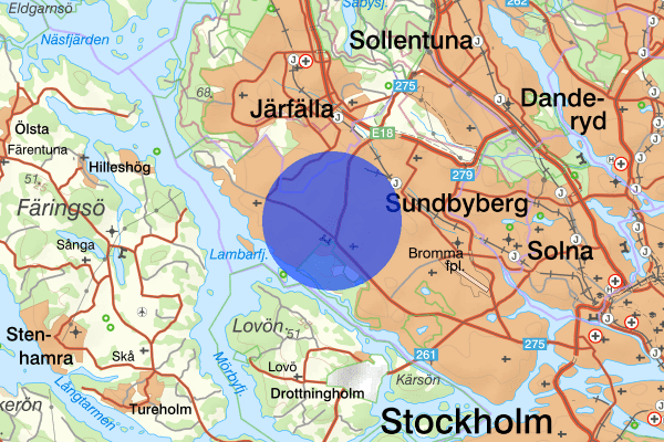 Vinsta 27 april 15.17, Brand, Stockholm