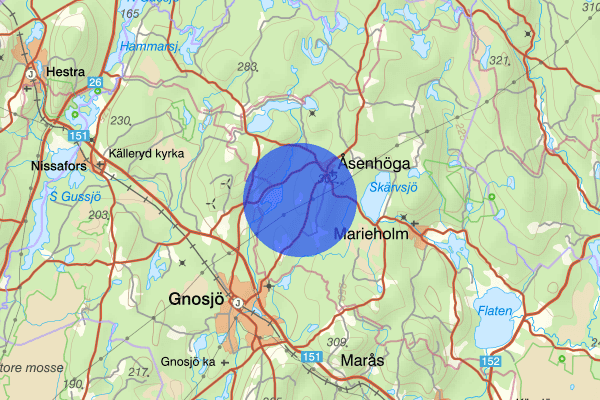 Slätthult 27 april 15.28, Trafikolycka, singel, Habo