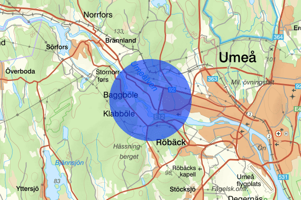 Baggböle 27 april 19.54, Övrigt, Umeå