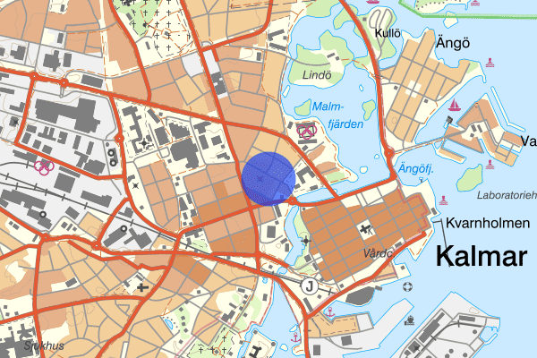 Trädgårdsgatan 27 april 22.01, Misshandel, Kalmar