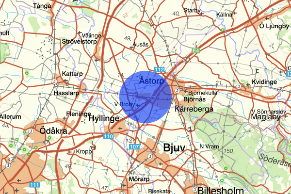 Nyvång 28 april 11.28, Arbetsplatsolycka, Åstorp