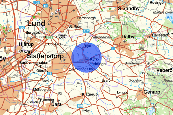 Kyrkheddinge 28 april 17.29, Trafikolycka, Staffanstorp