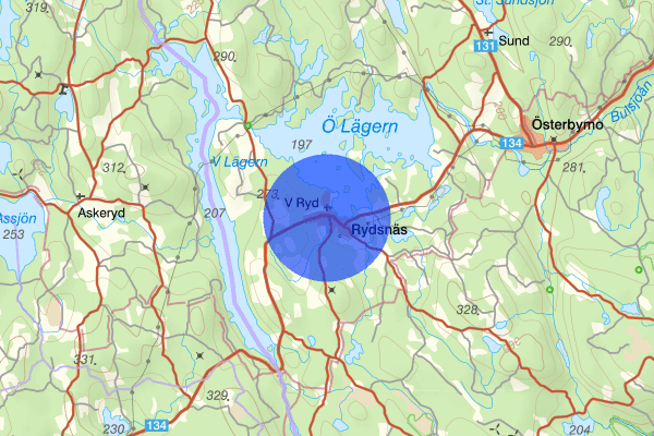 Rydsnäs 28 april 17.37, Brand, Ydre